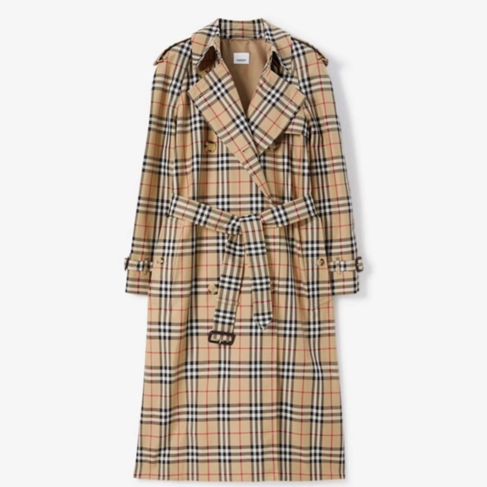 Burberry full check trench